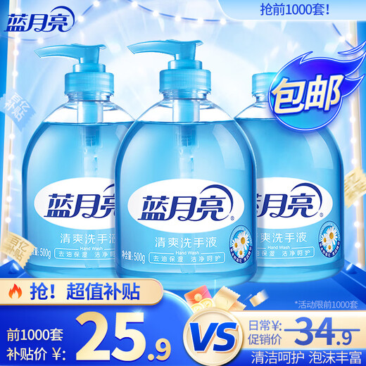 Rich Foam Wild Chrysanthemum Hand Sanitizer 500g Bottle*2+ Wild Chrysanthemum Hand Sanitizer 500g Bottle Refill