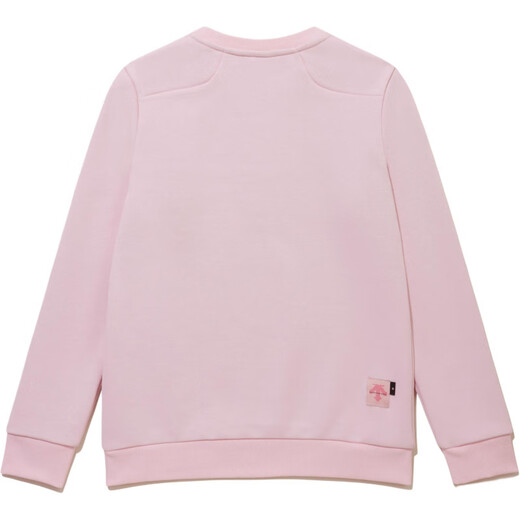 DESCENTE children's sweatshirt logo printed long sleeve gray 130