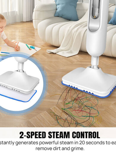 Sanqihu High Temperature Steam Mop New Household Electric Portable Water Spray Cleaning Machine Suction Mop Integrated Floor Washing US Standard