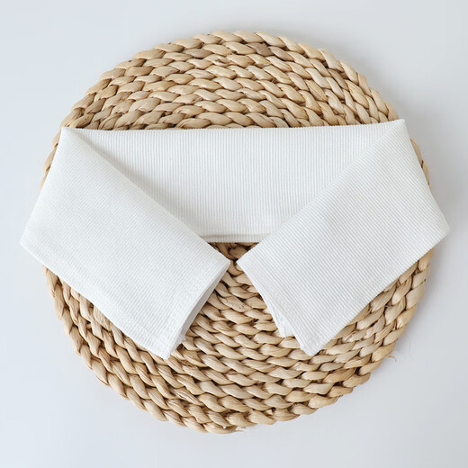 Down jacket collar protector, anti-dirty cotton thread collar protector, knitted collar, men's and women's cotton coat, autumn and winter holiday accessories, brown fine thread collar