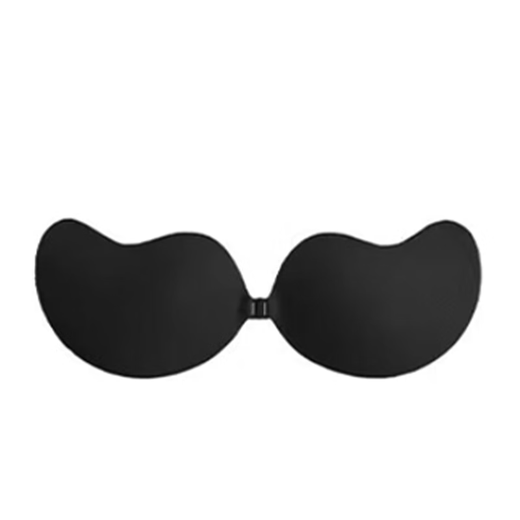 Curious Miss Push Up Breast Paste Ladies Strapless Anti-Light Anti-Bump Wedding Dress Nipple Paste Seamless Invisible New Style Black A