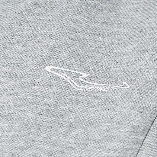 Hongxing Erke (ERKE) children's clothing, boys and girls casual pants, children's elastic knitted trousers, bright light gray 165