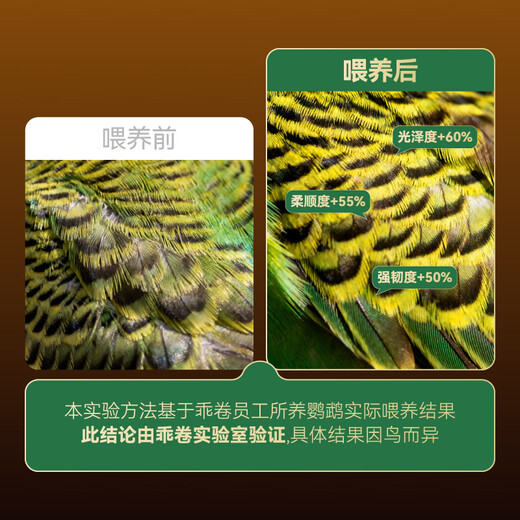 Guajuan C1 full price tiger parrot feed Xiaomei grain series tiger skin special grain mixed bird food millet seed grain 650g