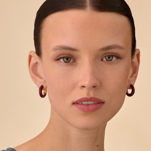 AGATHA/Aijiasha French Rio enamel earrings for women, birthday gifts for girlfriends and best friends, high-end earrings