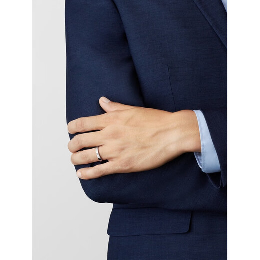 Van Cleef & Arpels & Arpel Toujours Etoiles Series Silver Platinum Diamond Ring Unisex 60