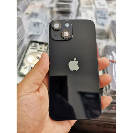 X Apple 13mini Mini National Bank original disassembled rear case Original disassembled back cover Middle frame rear glass integrated Black National Bank 95% new Glass slightly scratched