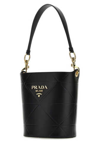 PRADA Signature Bucket Bag Black One Size