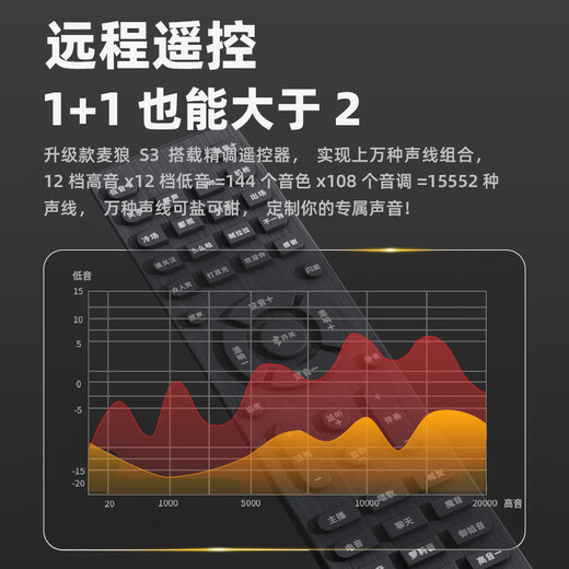 Mailang (Malau) S3 voice changer male to female to male Lolita sound Yujie sound mobile phone and computer live karaoke sound card WeChat real-time voice call chicken game voice changer universal version S3 (adaptive to all mobile phone jacks) remote control fine tuning丨Mobile computer丨Plug and play