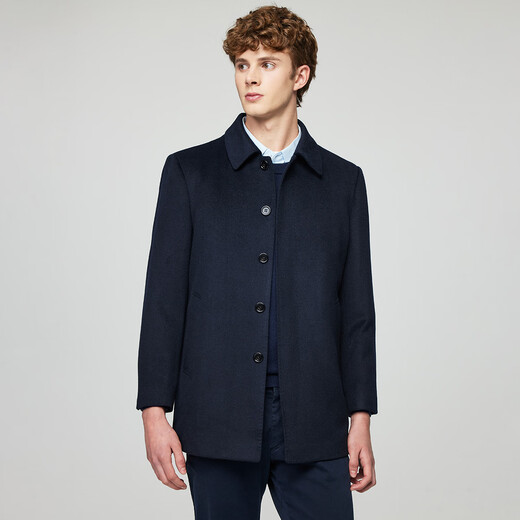 Hodo 80 wool 20 cashmere light luxury wool coat goose down lining short woolen coat warm business windbreaker