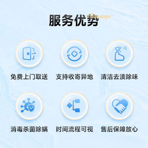 Door-to-door pickup of shoes and clothes Laundry service Shoe cleaning service Dry-cleaning door-to-door service Dry-cleaning down jackets and cotton clothes Free door-to-door pickup Sterilization, disinfection, mite removal, ironing 2 pieces Any two pieces of clothing Washable shoes Contact the customer to make an appointment for pickup after placing the order