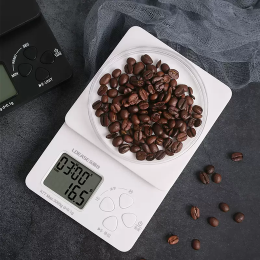 Yusenyi precise coffee hand kitchen food special baking electronic scale brewing calorie scale waterproof timing scale electronic scale white Chinese version