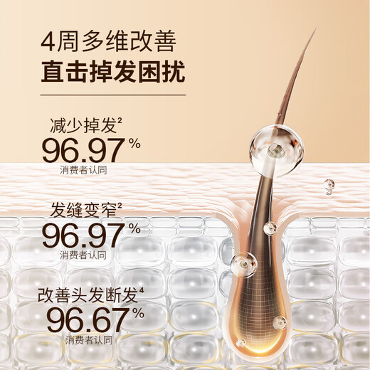 Bee Flower New Nine Bottles Anti-hair Loss and Firm Hair Shampoo 358ml Strengthens Hair and Stabilizes Hair Roots Nine Plant Extracts Golden Ratio