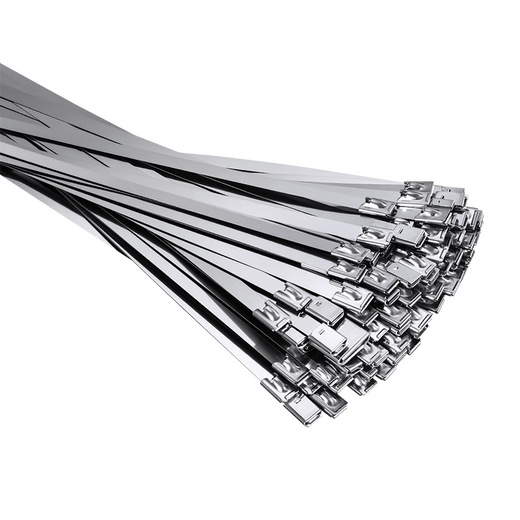 TYO304 stainless steel tie metal tightener reusable steel wire tie 4.6mm*150mm-100 pieces