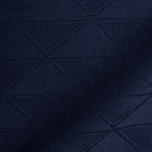 PRADA Jacquard Pattern Tassel Edge Silk Wool Scarf Women's Blue Blue F