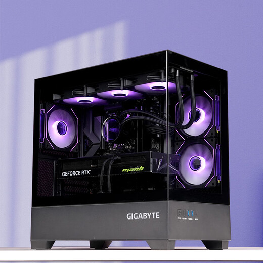 GIGABYTE AMD Ryzen R7 9800X3D/RTX5070/5060Ti/5070Ti Desktop mainstream e-sports game live design AI drawing 3A host computer complete machine with 3 9800X3D/5070/16G/1TB