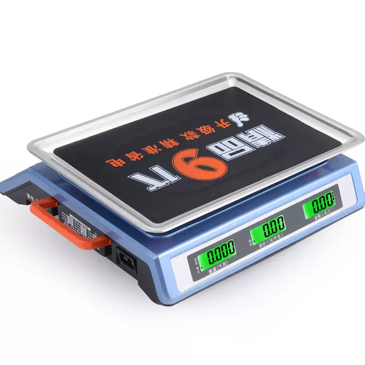 Yusenyi rechargeable electronic scale 60 fruit market Jin Jin equals 0.5 kg small household waterproof vegetable selling high-precision commercial platform scale single 30kg 60 Jin Jin equals 0.5 kg red letter flat plate