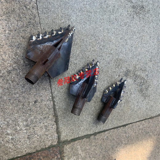 CLCEY small water well drilling rig drill bit drill pipe three-wing alloy drill bit 4-20 cm various Specifications manufacturer customization drill pipe customization