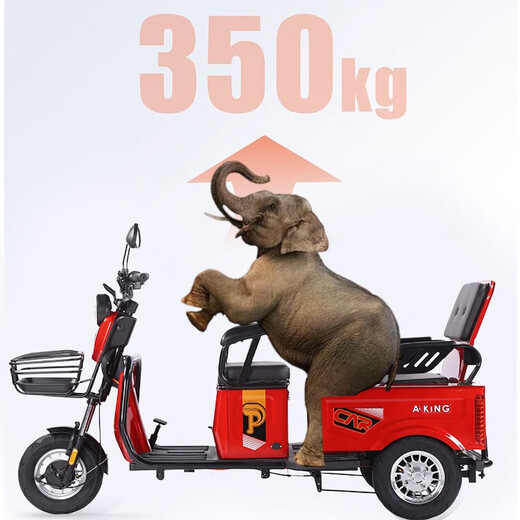 Flying Pigeon Electric Tricycle, Passenger and Cargo Dual-Purpose Car, Elderly People's Transport, Cargo and Cargo, Battery Car for Picking Up Children