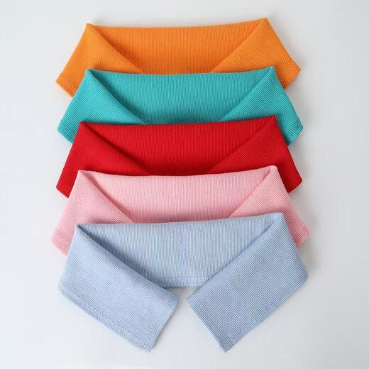 Fat Donglai's same style down jacket collar protective cover full-cover cotton coat collar guard edge knitted decorative fake collar collar anti-dark gray fine threaded collar