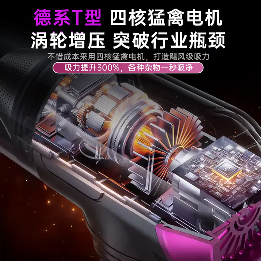 REWONDER best-selling 700,000+ vehicle-mounted vacuum cleaner with high suction power, pencil handheld vacuum cleaner, wireless small desktop vacuum cleaner, high-power long-lasting suction and blowing all-in-one