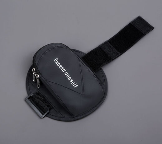 New new running arm bag outdoor mobile phone bag men and women universal arm strap sports mobile phone arm sleeve wrist bag reflective black 6.5 inches