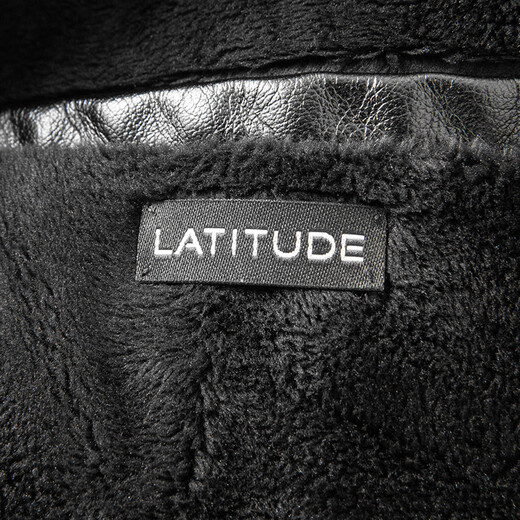 MONTAGUT pebbled & warm plus velvet 25 winter lapel leather jacket men's leather jacket PU leather black 4XL