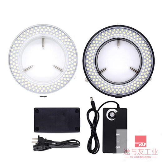 
Microscope LED light source Industrial camera Laser welding visual detection 144 lamp beads Adjustable light ring lamp ring white light inner diameter 60mm15099 White light (white shell) inner diameter 60mm Microscope LED light source