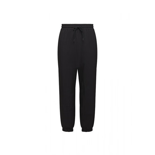 BOSIDENG 2025 New Women's Outerwear Autumn and Winter Down Pants Home Casual Tie-Leg Cotton Pants B250445102 Black 8056 XS 155_62A