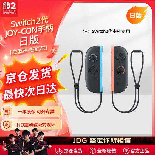 Nintendo Switch Nintendo Second Generation Joy-Con Controller Switch 2nd Edition Left and Right Dual Gray Controller Accessories Casual Family Party Birthday Gift Bluetooth Controller