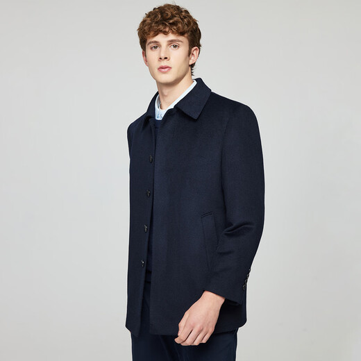 Hodo 80 wool 20 cashmere light luxury wool coat goose down lining short woolen coat warm business windbreaker