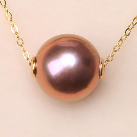 Natural freshwater Edison pearl passepartout necklace colorful pearl s925 silver necklace transfer beads for gift light gray PYB79
