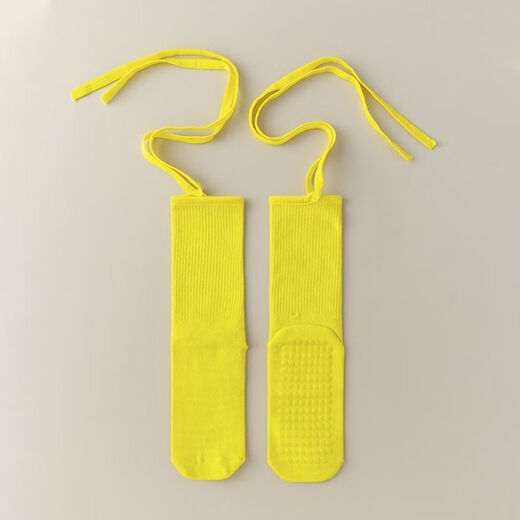 TKHE sole non-slip yoga socks Pilates sports fitness dance aerobics colorful mid-length strappy socks sky blue