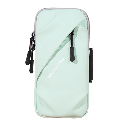 Running mobile phone arm bag, outdoor mobile phone bag, universal arm strap for men and women, sports mobile phone arm cover, pink and white