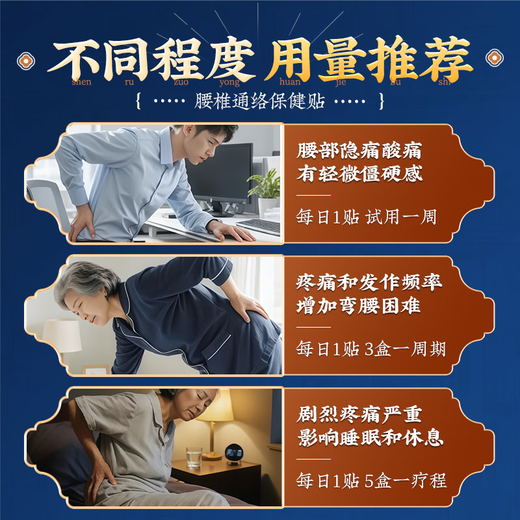 Huang Xixiang's lumbar disc herniation plaster compresses nerves, lower back pain, butt pain, lumbar muscle strain, lumbar disc special patch 3 boxes