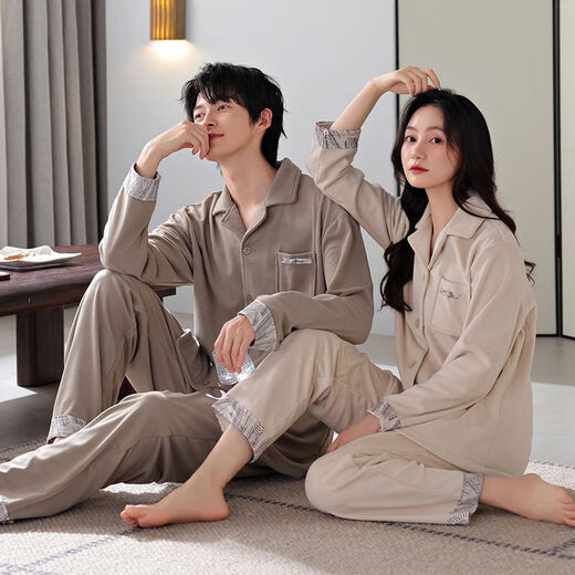 Victoria style pajamas wedding newlyweds couple set red island velvet autumn and winter men's and women's zodiac year couple's pajamas winter MZD male 2663 female 1663 M female + male L
