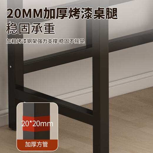 Zhuobo computer desk home desk study table small table bedside table coffee table table BZ51 walnut color 60*40cm