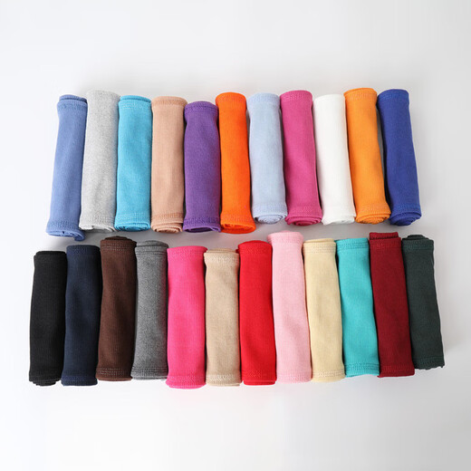 Down jacket collar protector, anti-dirty cotton thread collar protector, knitted collar, men's and women's cotton coat, autumn and winter holiday accessories, brown fine thread collar