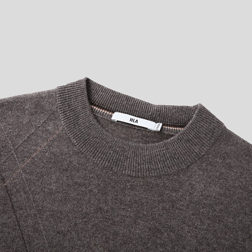 Heilan House (HLA) cardigan men's 25 autumn and winter new style half turtleneck pullover warm slim stylish top men's sweater medium gray pattern J4 S /165 recommended 57~62kg