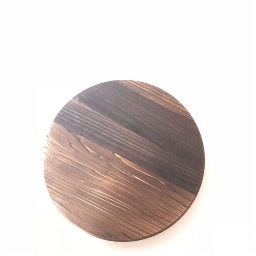 Shuweisi old-fashioned wooden lid pot universal round household sauce jar fir pot lid wok lid iron pot lid Zhangqiu pot lid large pot thickened fir overall seamless design diameter 30 cm