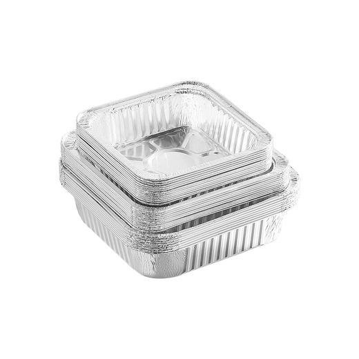 Air fryer special tinfoil tray 20.5cm*100 square baking pan thickened food grade aluminum foil tinfoil bowl