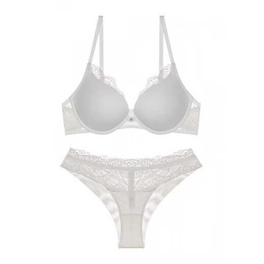 AIMER HOME autumn and winter lace push-up bra for women, black suit, 80A 36B