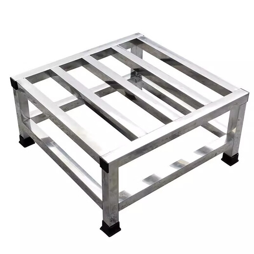 Pinluo stainless steel base bracket floor-mounted raised bottom rack air-conditioning bracket moisture-proof storage rack load-bearing shelf support rack 20cm high (one-piece welding) 30cm long and 30cm wide