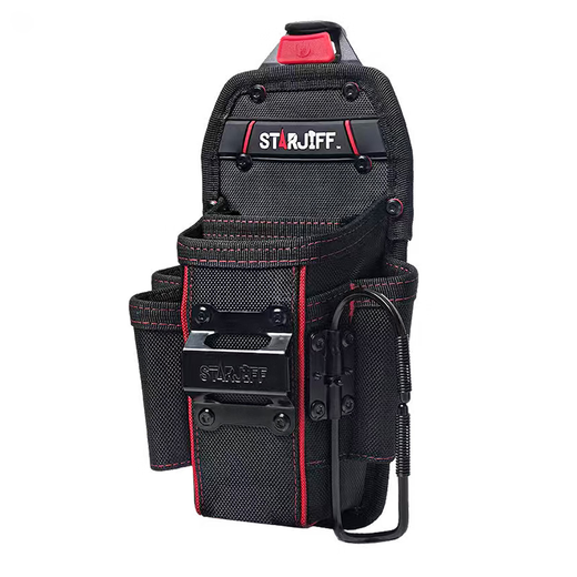 Xingjifeng Small Electrician's Special Belt Bag Weak Current Belt Electric Drill Quick-hook Monitoring Installation Kit Small Electrician's Bag-Quick-hook Style