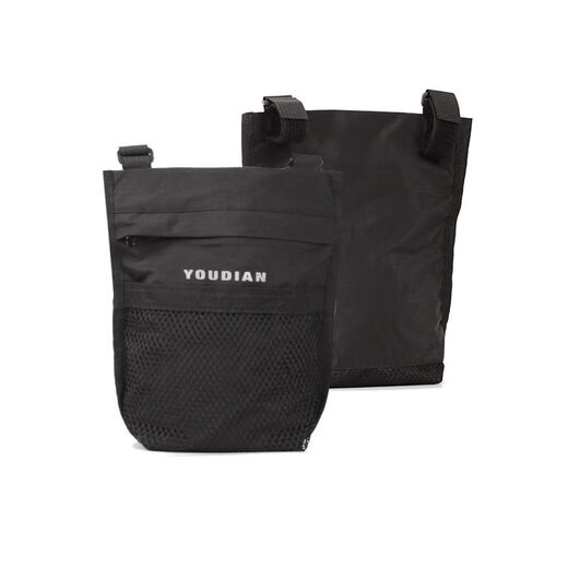 Shantou Lincun Tourist Bicycle Scooter Electric Vehicle Battery Car Front Waterproof and Rainproof Storage Bag Handy Storage Handlebar Bag Vertical Black Short Webbing 1 Point 3L