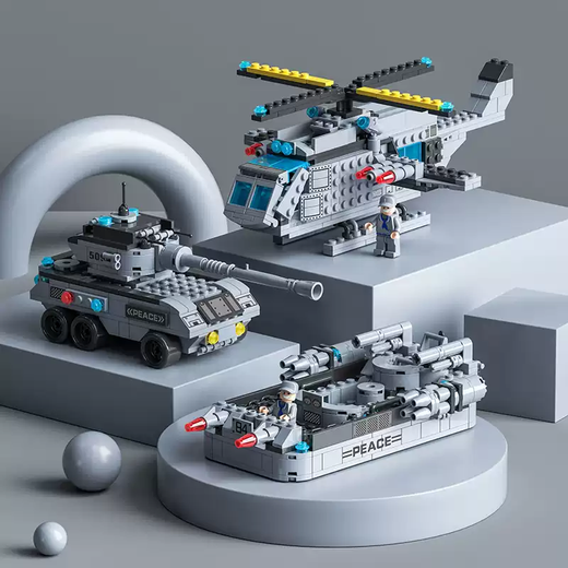 Large aircraft carrier aircraft carrier building blocks assembly toy boy educational warship children's birthday gift 6-12 years old whole ship remote control lighting/112 battleships/3 navy 15 aircraft 5 boats