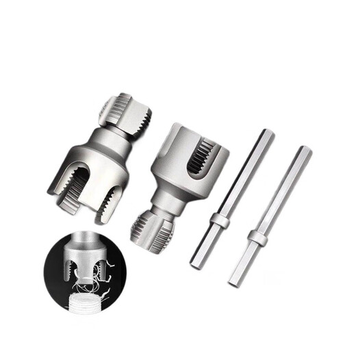New PPR water pipe inner and outer wire integrated threading device 4 points 6 points water pipe PPR thread tapping taper die 4 points carbon steel 1/2 with rod