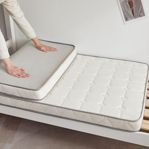 Children's spliced mattress customized single student dormitory mattress 1.2 meters 190x80x180x90x170x70x60 antibacterial mattress-(new large rose white about 6cm) 50*180cm bed