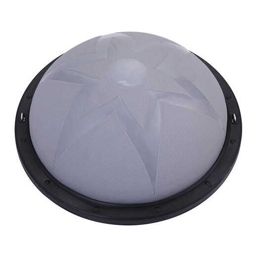 58cm frosted wave speed ball, thickened foot explosion-proof semicircle balance ball, yoga studio Pilates home fitness equipment, 58cm lily gray