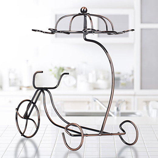 Jingxianju red wine display rack red wine glass rack cup rack goblet upside down rack decoration wine glass rack cup storage bronze carriage style wine glass rack