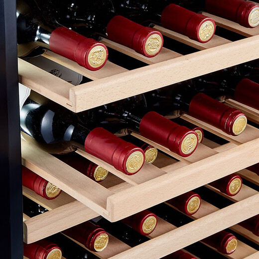 Vinocave wine cabinet constant temperature moisturizing wine cabinet home living room refrigerator ice bar refrigeration commercial office air-cooled frost-free multi-function display cabinet dual temperature dual control ultra-thin ultra-large capacity - red wine full shelf 263L